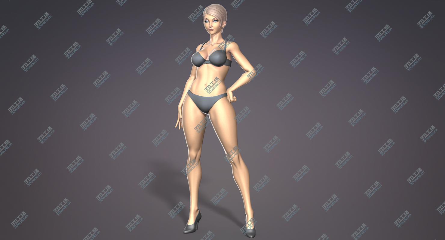 images/goods_img/202104092/Female Stylistic Base Body 3D model/2.jpg